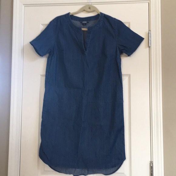 Lands’end Denim dress. - Picture 1 of 5